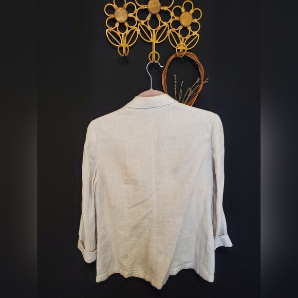 Poetry Natural Linen Blazer - Picture 6 of 7